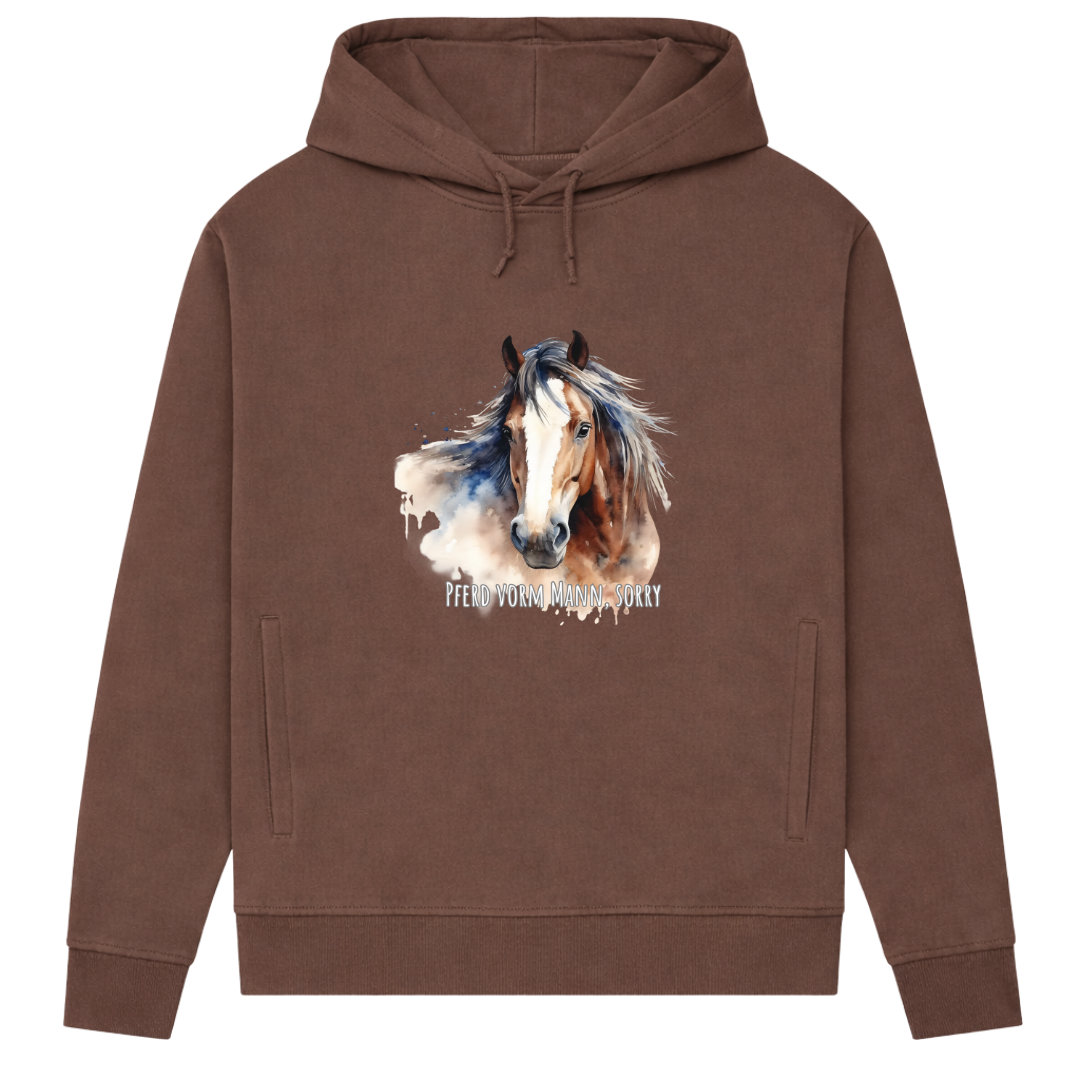 Pferd - Hoodie aus Bio-Baumwolle für Damen