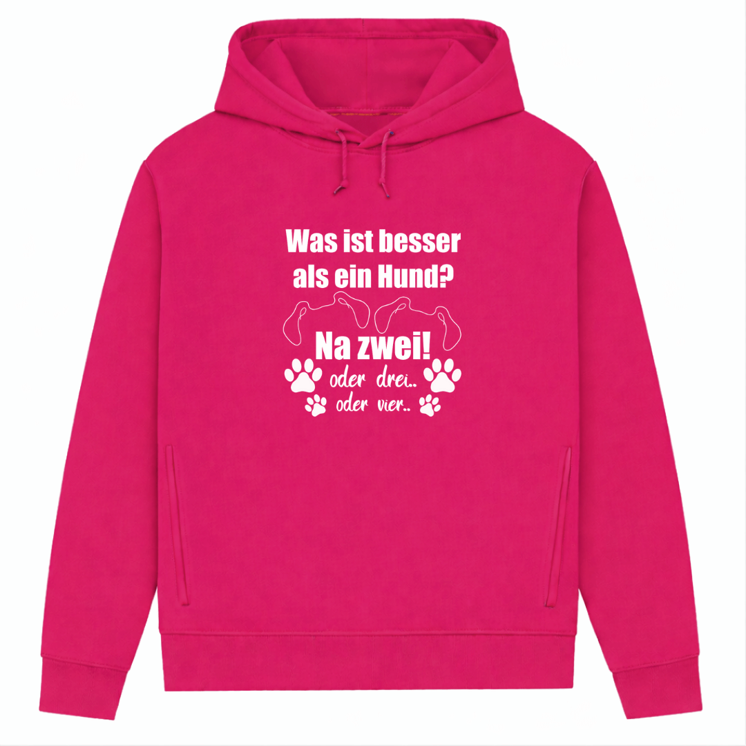 Je Mehr Desto Besser– Hoodie aus Bio-Baumwolle für Damen