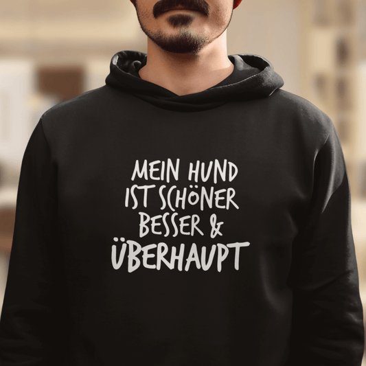 Mein Hund ist Besser - Bio-Hoodie für Herren