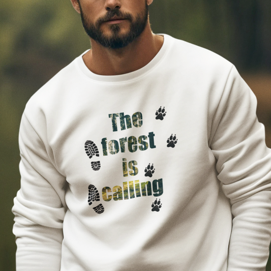 The Forest Is Calling - Bio-Sweatshirt für Herren