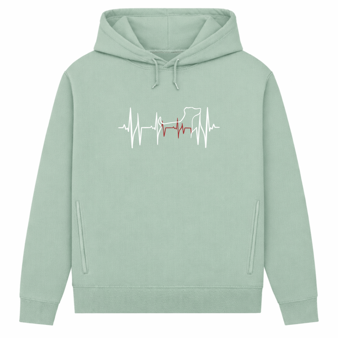 Lebenslinie – Hoodie aus Bio-Baumwolle für Damen
