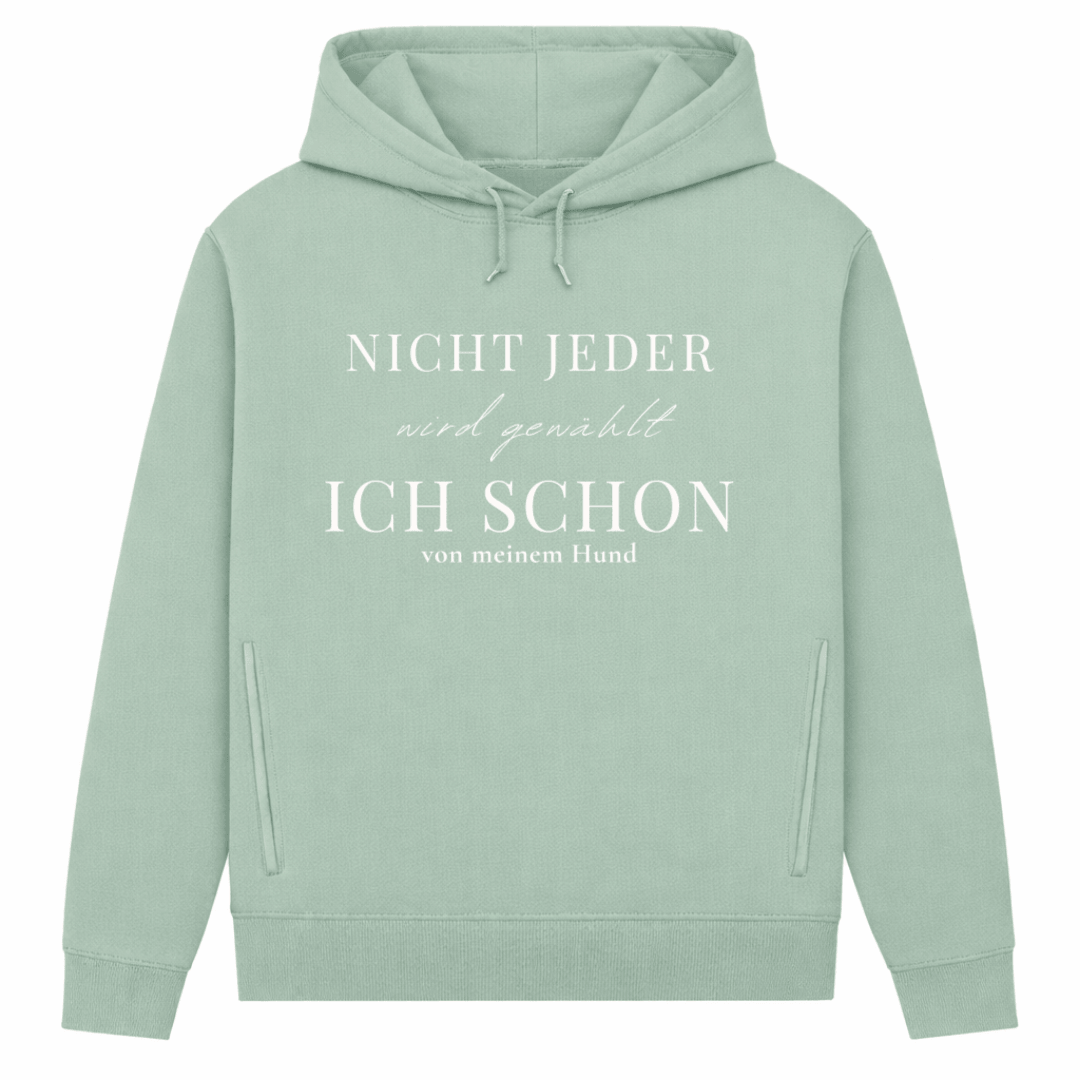 Vom Hund erwählt – Hoodie aus Bio-Baumwolle für Damen