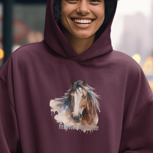 Pferd - Bio-Hoodie für Damen