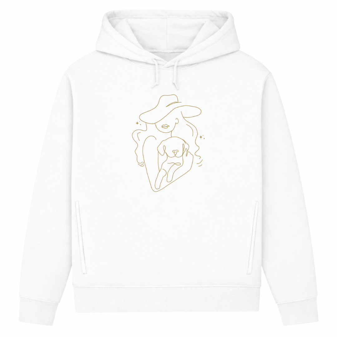 Umarmung – Hoodie aus Bio-Baumwolle für Damen