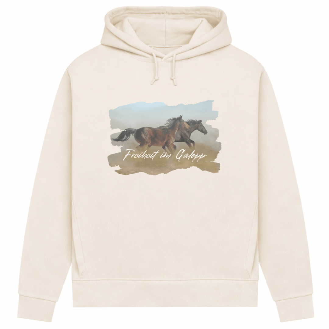 Freiheit im Galopp – Hoodie aus Bio-Baumwolle für Damen