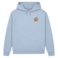 Damen Bio-Hoodie mit kleiner Patchwork-Pfote | Hundeliebe