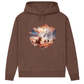Liebe zu Pferden - Hoodie aus Bio-Baumwolle für Damen