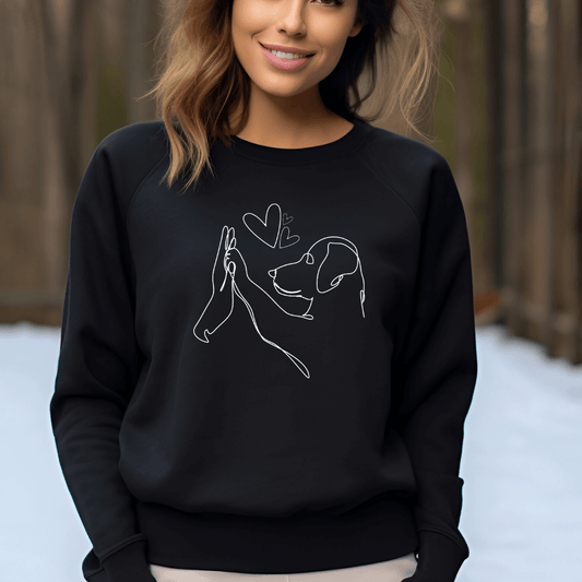 Wahre Liebe - Bio-Sweatshirt für Damen