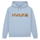 DOG MOM Damen Bio-Hoodie – Liebe auf vier Pfoten im Patchwork-Look