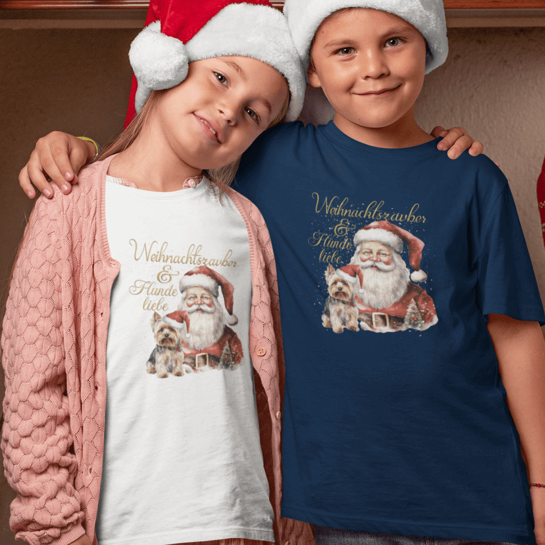 Weihnachtzauber - Bio T-Shirt für Kinder