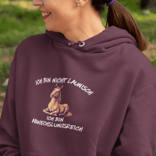 Abwechslungsreich - Bio-Hoodie für Damen