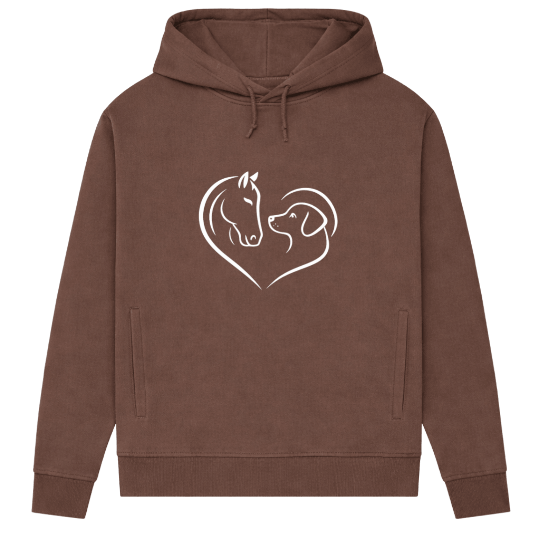 Herzensfreunde - Hoodie aus Bio-Baumwolle für Damen