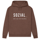 SOZIAL...  – Hoodie aus Bio-Baumwolle für Damen