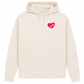 Pfötchen Im Herz– Hoodie aus Bio-Baumwolle für Damen