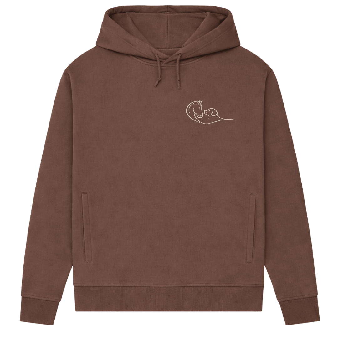 Seelenfreunde -Hoodie aus Bio-Baumwolle für Damen