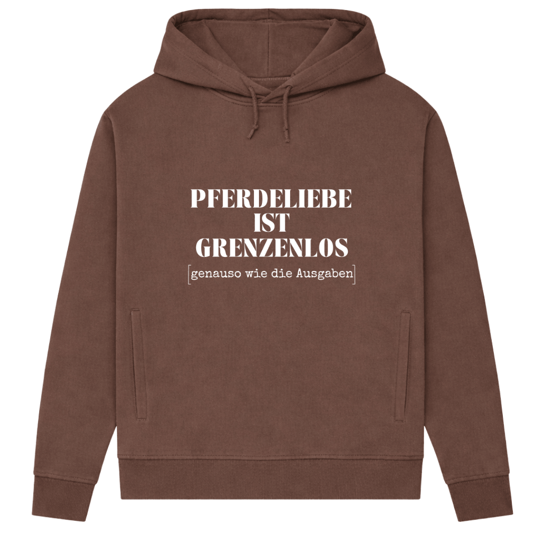 Ohne Pferd– Hoodie aus Bio-Baumwolle für Damen