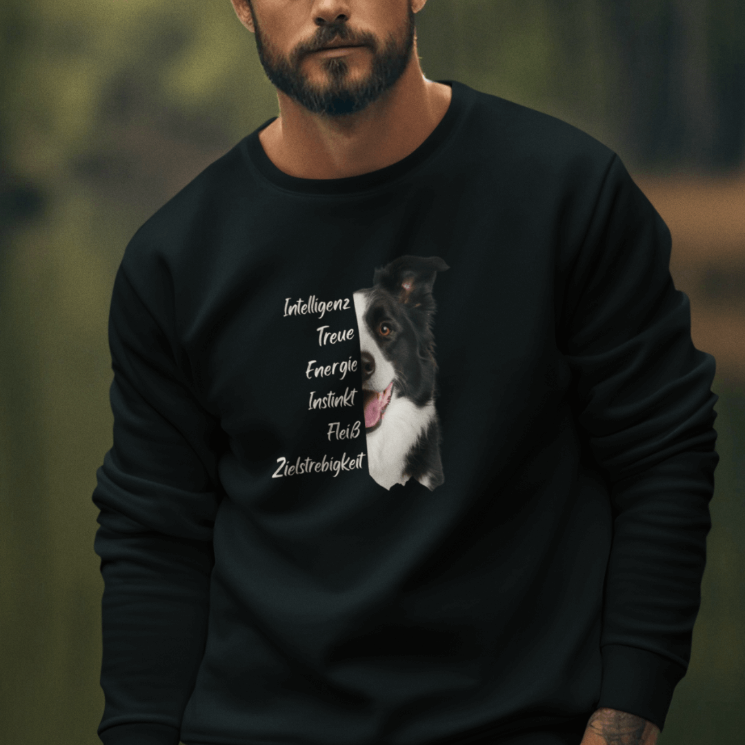 Collie Spirit - Bio-Sweatshirt für Herren