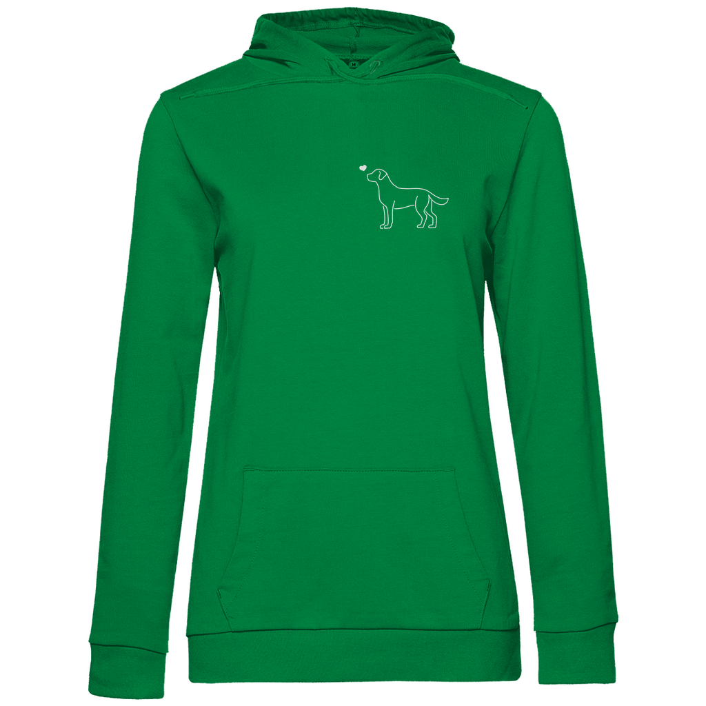 Labrador mit Herz - Hoodie für Damen