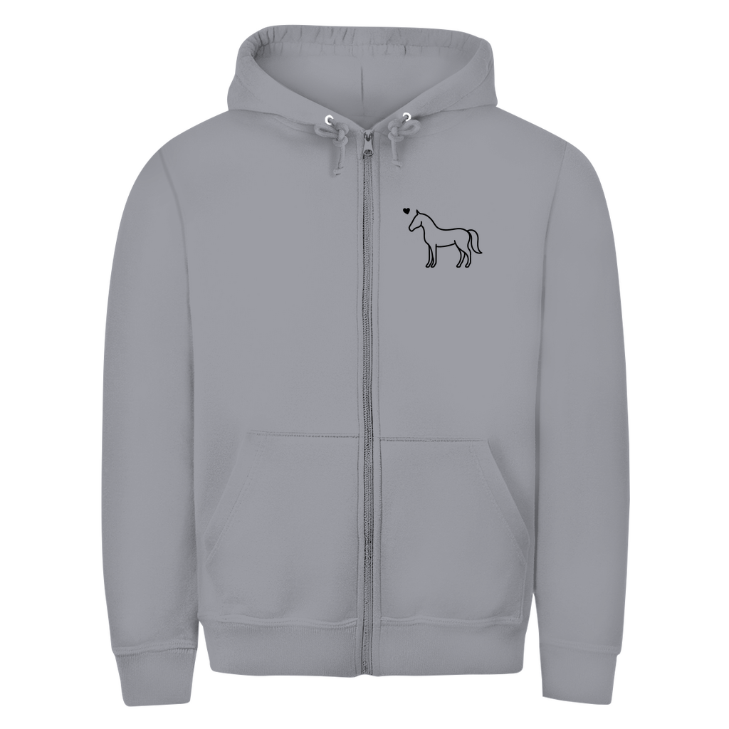 Herren Zipper Hoodie Ohne Pferd