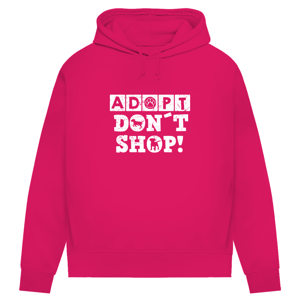 Adopt don't shop - Bio-Hoodie für Damen
