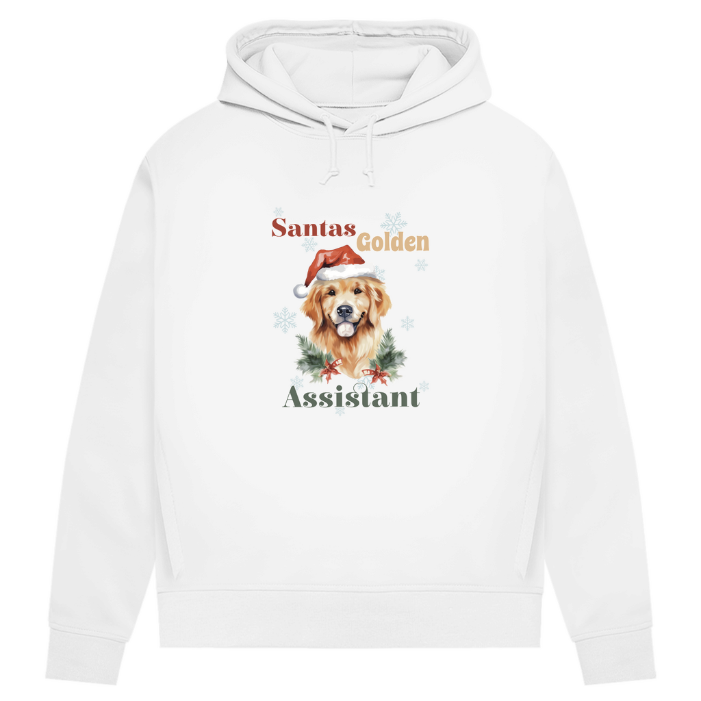 Santas Golden Assistant - Bio-Hoodie für Damen