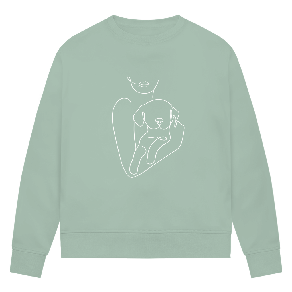 Welpenliebe - Bio-Sweatshirt für Damen