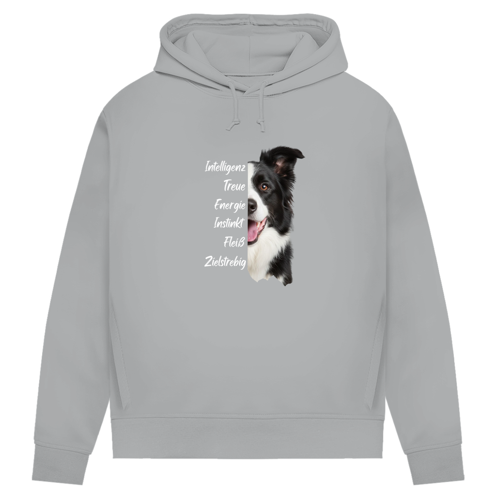 Border Collie- Bio-Hoodie für Damen
