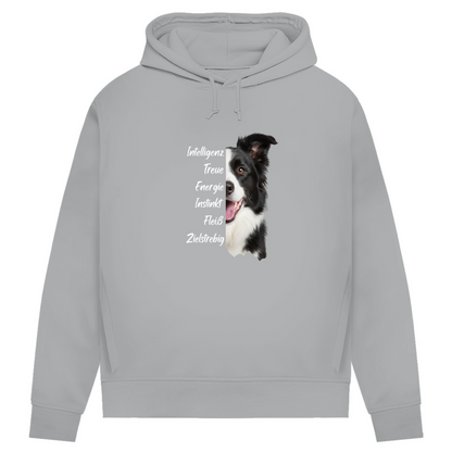 Border Collie- Bio-Hoodie für Damen