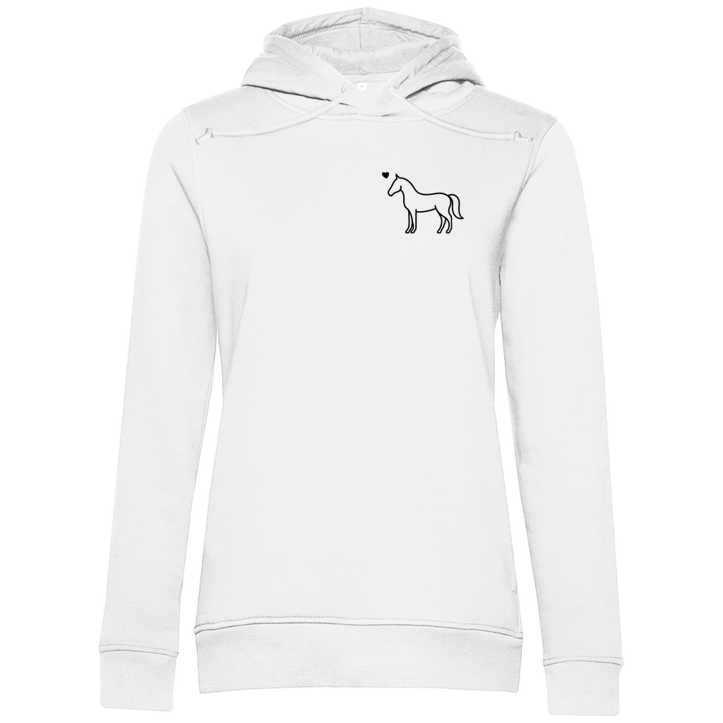 Eleganz mit Herz - Bio-Hoodie für Damen