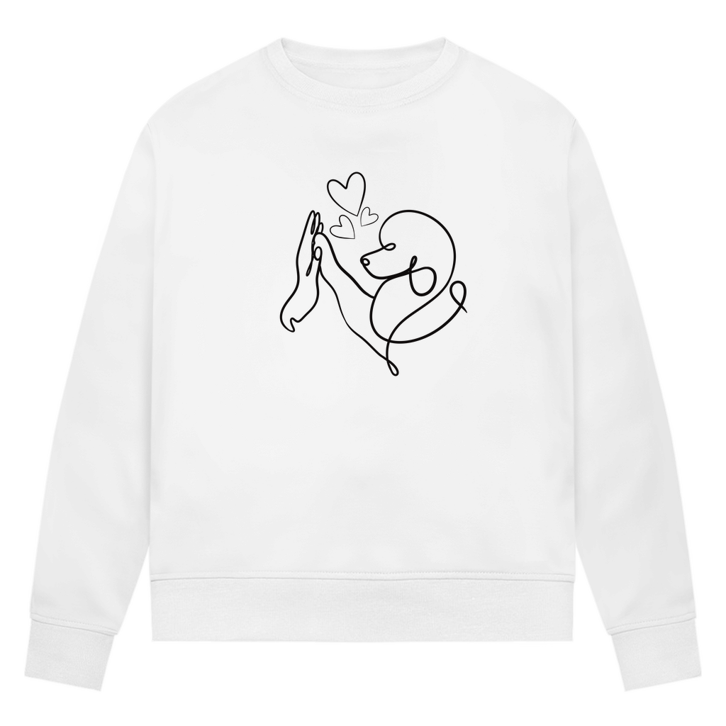 Pudelliebe - Bio-Sweatshirt für Damen