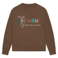 Liebe ohne Grenzen - Bio-Sweatshirt für Damen