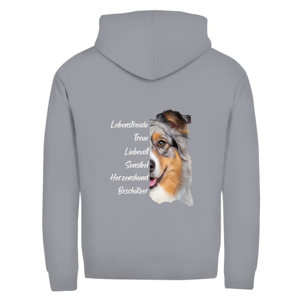 Australian Shepherd- Zipper-Hoodie Unisex