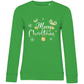 Merry Christmas - Bio-Sweatshirt für Damen-Weihnachten