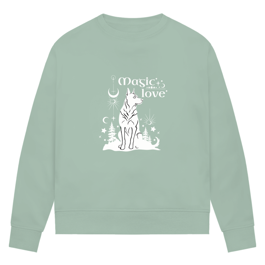 Magic Love -  Bio Sweatshirt für Damen