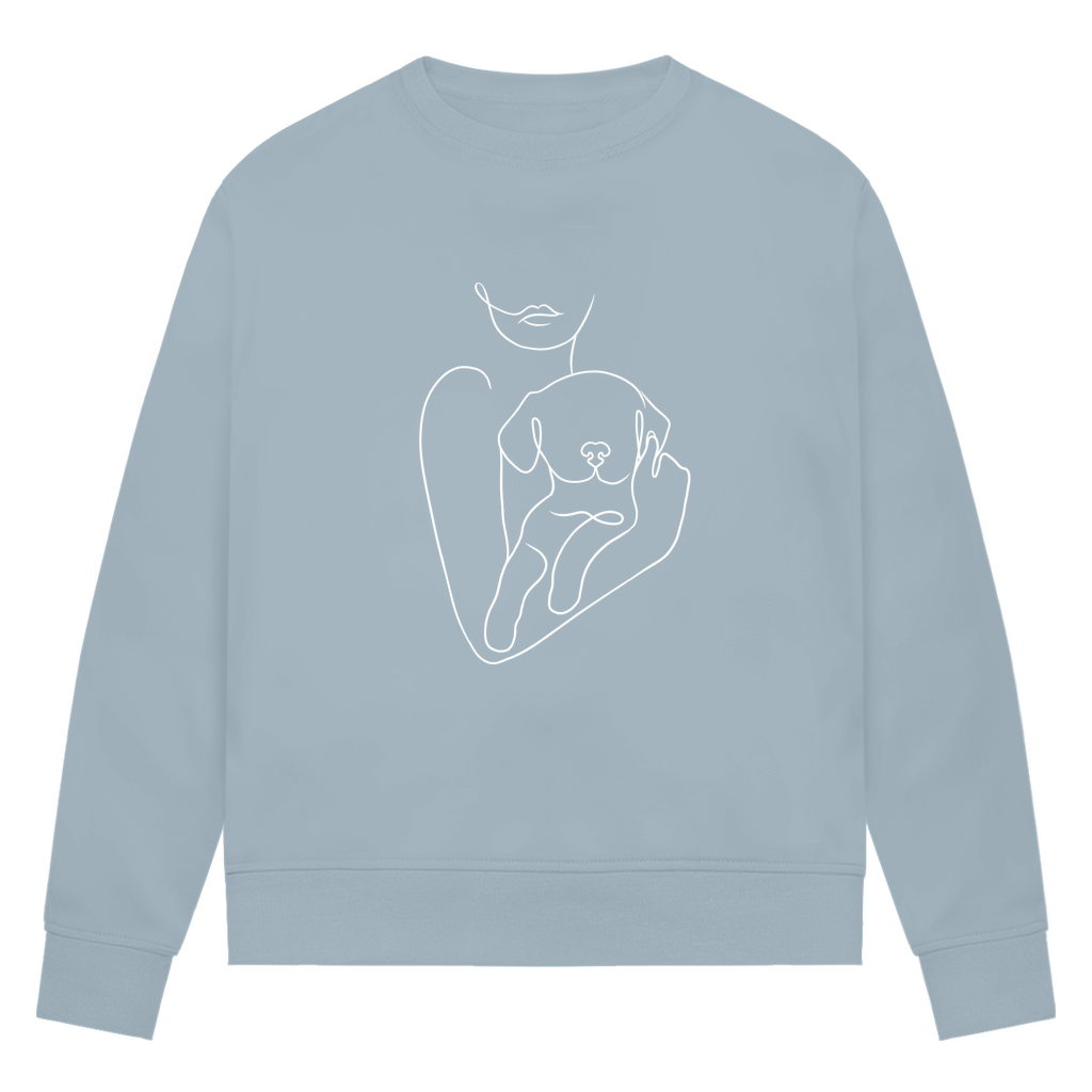 Welpenliebe - Bio-Sweatshirt für Damen
