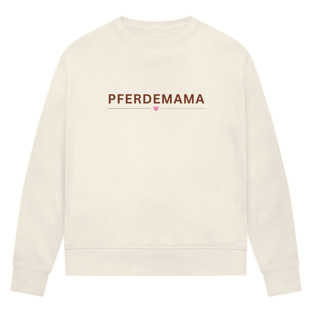 Pferdemama - Bio-Sweatshirt für Damen