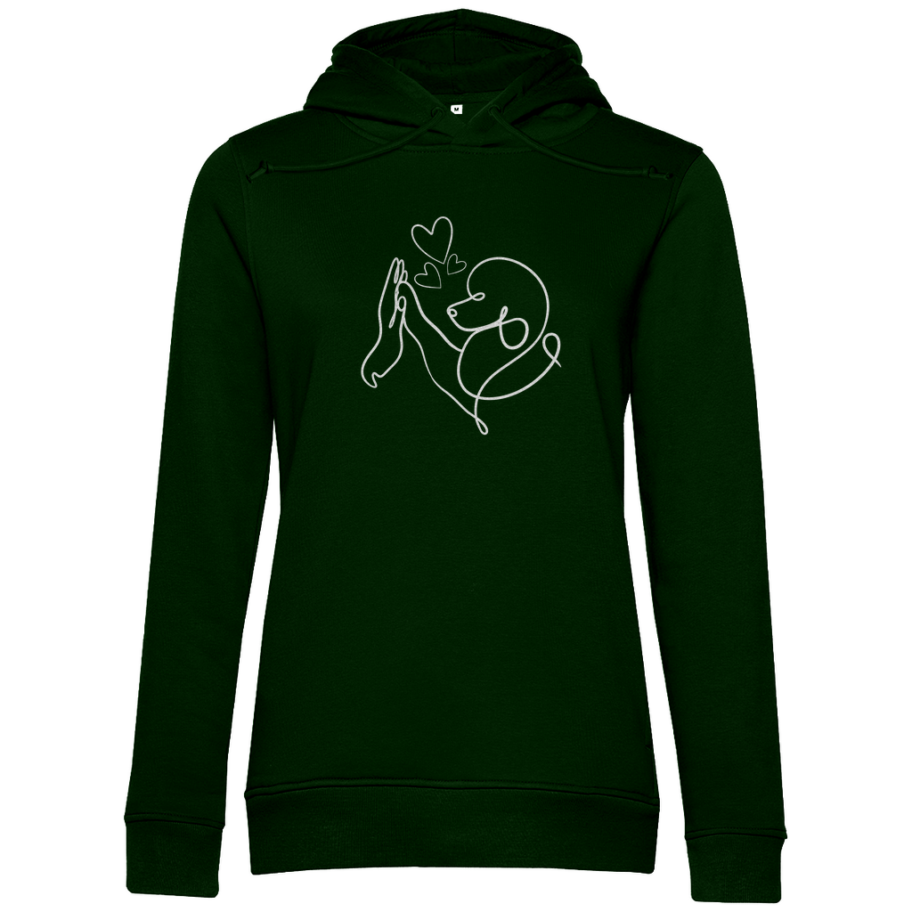 Pudelliebe - Bio-Hoodie für Damen