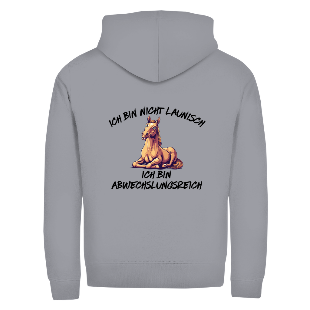 Abwechslungsreich - Zipper-Hoodie Unisex | Rückendruck