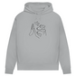 Doppeltes Glück - Bio-Hoodie für Damen