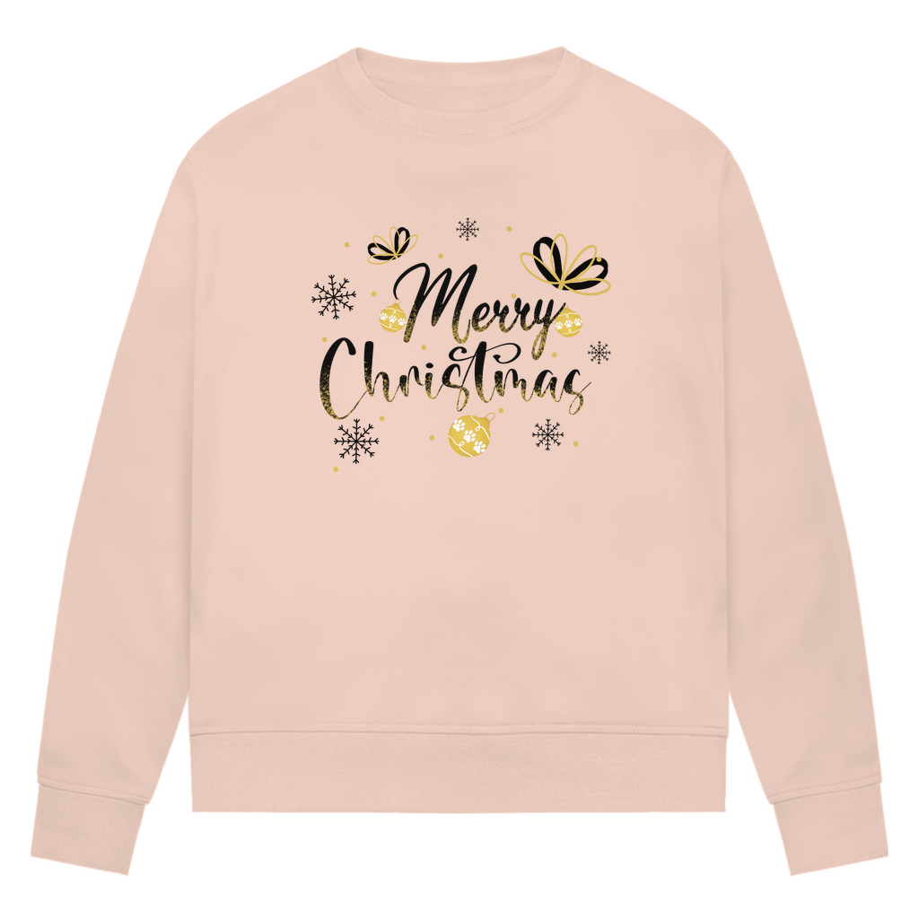 Merry Christmas - Bio -Sweatshirt für Damen