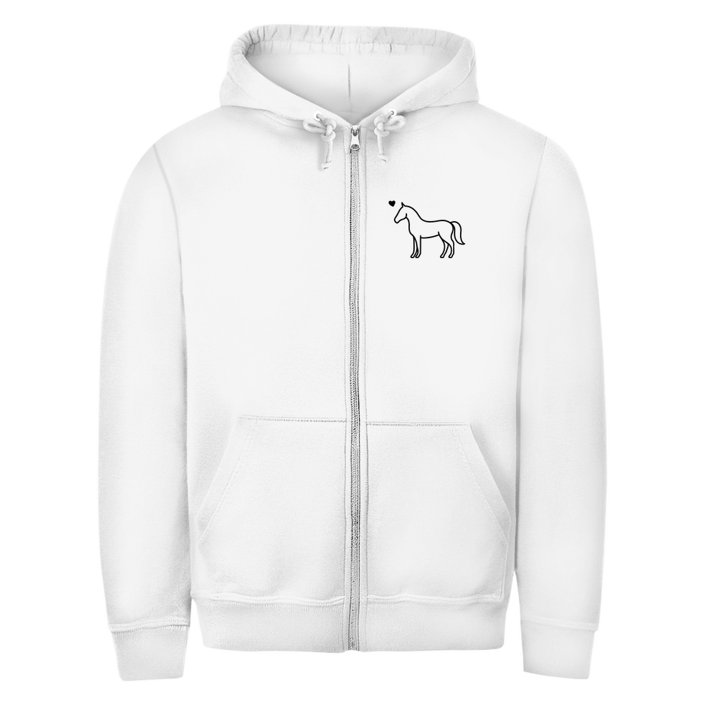 Herren Zipper Hoodie Ohne Pferd