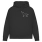 Labrador mit Herz - Bio-Hoodie für Damen