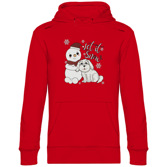 Let it snow - Bio-Hoodie für Herren