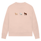 Pferde Trio - Bio-Sweatshirt für Damen