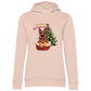 Freudige Weihnachten- Bio-Hoodie für Damen-Weihnachten