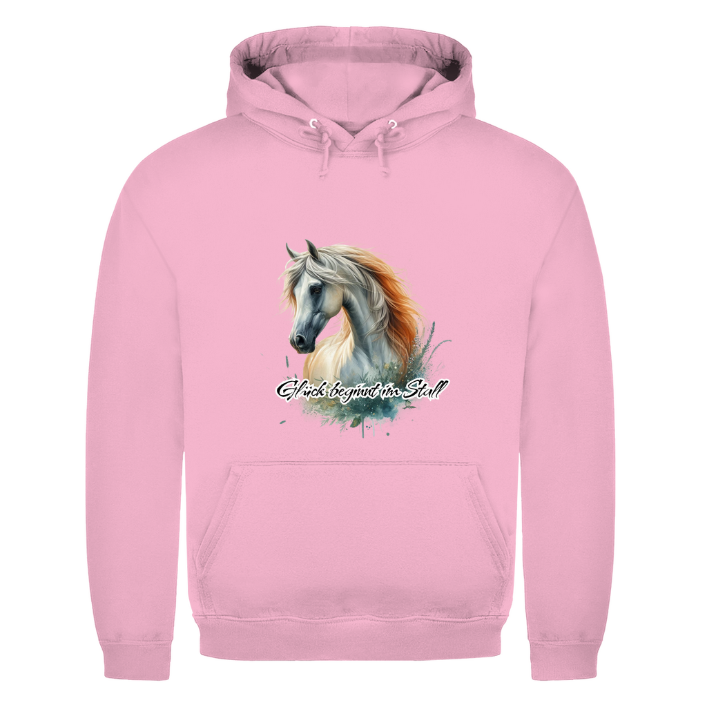 Glück beginnt im Stall - Hoodie Unisex