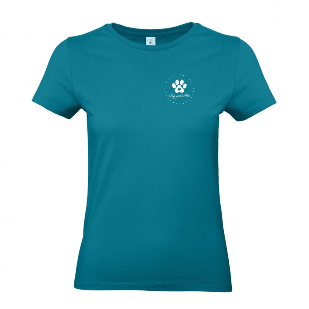 Stay Pawsitive - T-Shirt für Damen