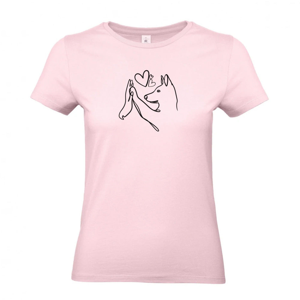 Wahre Liebe Stehohren - T-Shirt für Damen
