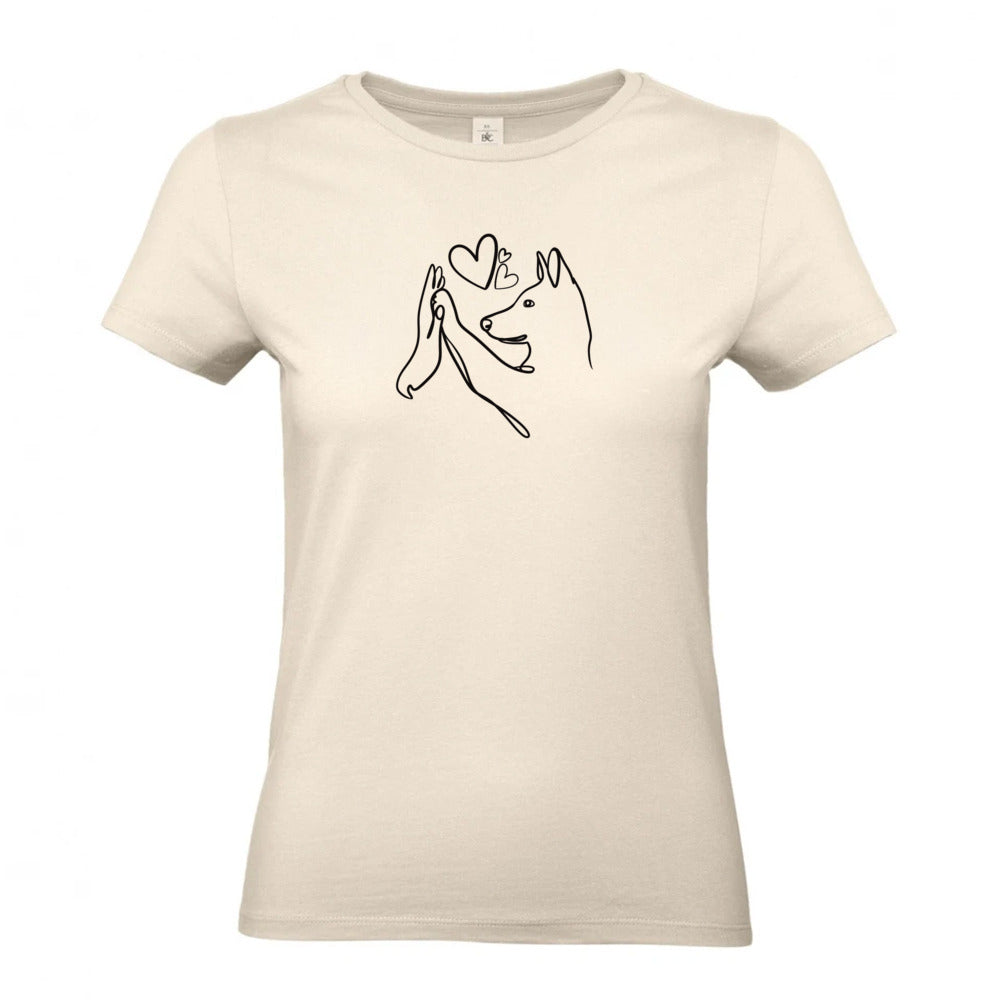 Wahre Liebe Stehohren - T-Shirt für Damen