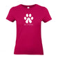 Herz und Pfötchen - T-Shirt für Damen